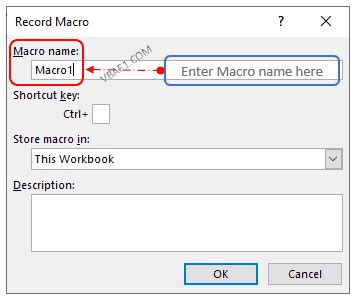 excel macro name rules