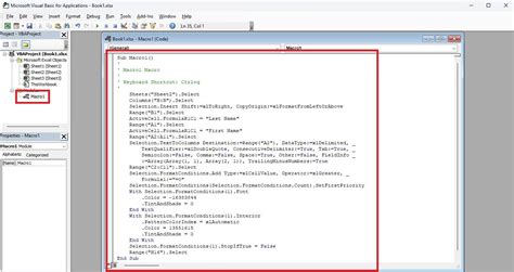 excel macro not working properly