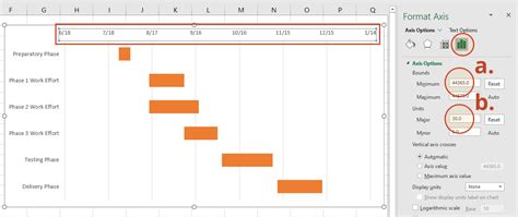 excel make gantt chart from dates