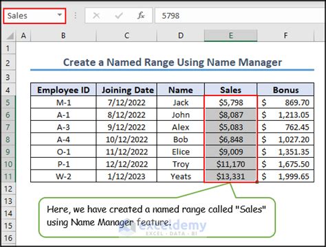 excel name manager rules
