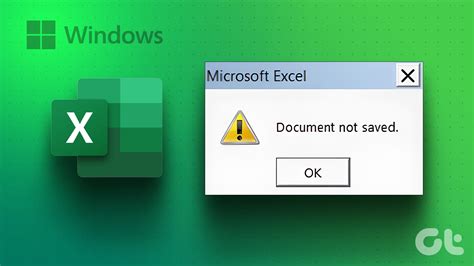 excel not saving changes