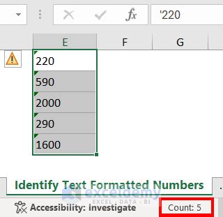 excel numbers stored as text