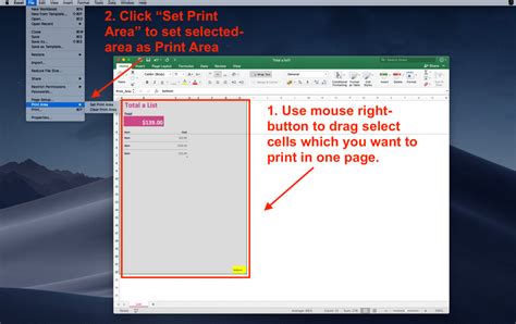excel page cut off