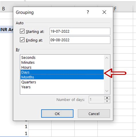 excel pivot table date format only showing month