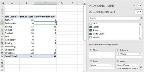 excel pivot table hide zero values