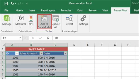 excel power pivot measures