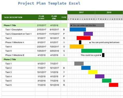 excel project planner template 2023