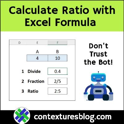 excel ratio formula 3 numbers