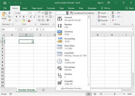 excel set number format in formula