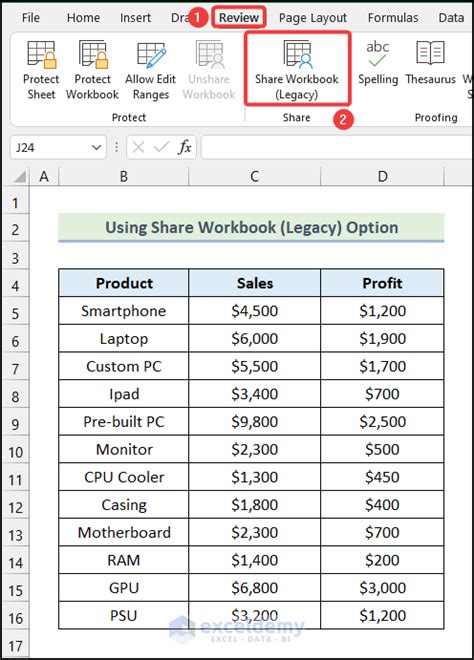 excel share button grayed out