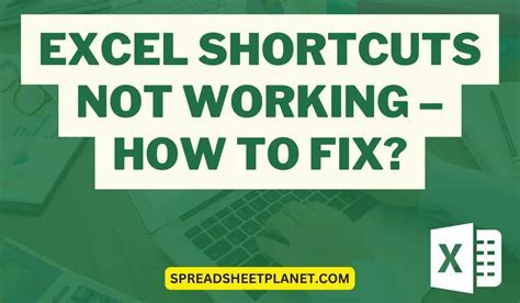 excel shortcuts not working on mac