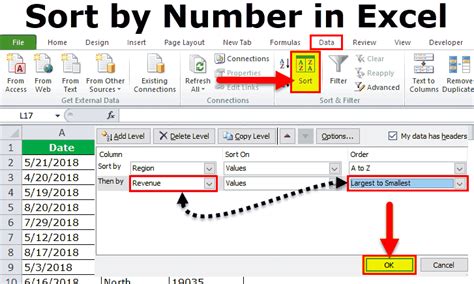 excel sort by number value not working