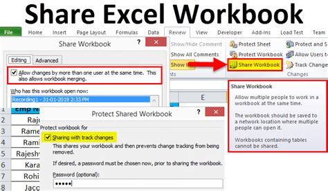 excel spreadsheet shared workbook
