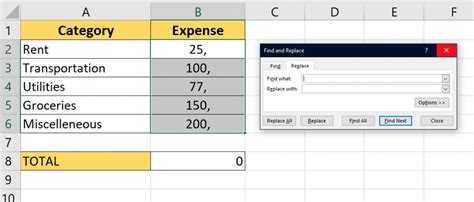 excel sum function not working properly