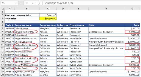 excel sumif criteria text includes