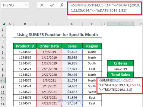 excel sumif date year