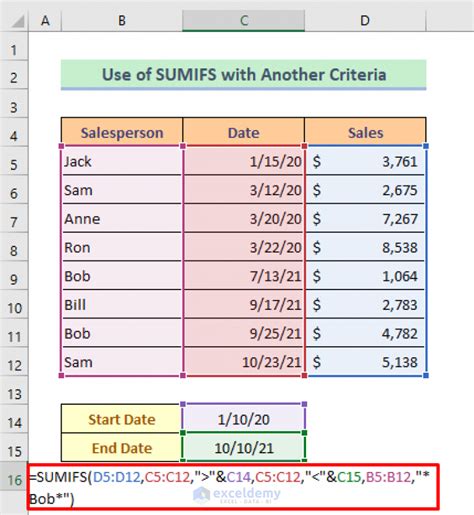 excel sumif multiple criteria date range