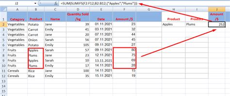 excel sumif multiple criteria same column