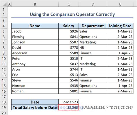 excel sumif not working correctly