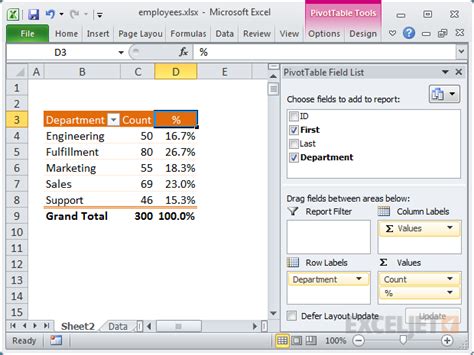 excel table tips