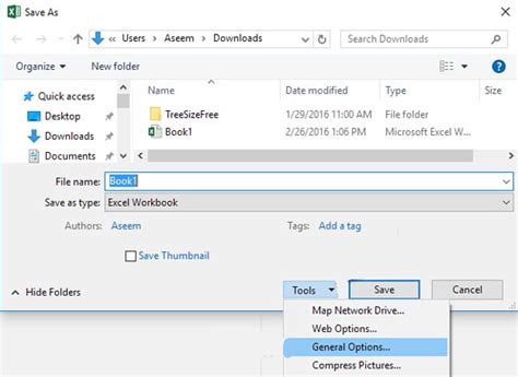 excel temp file extension