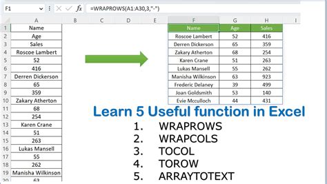 excel trick formula