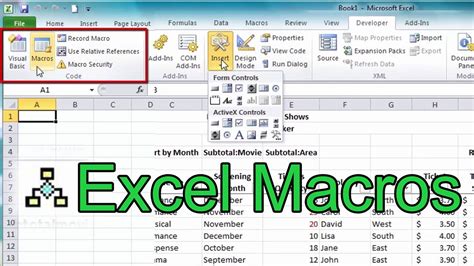 excel tutorial examples