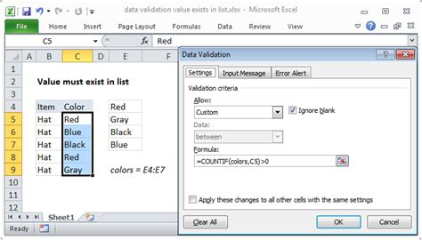 excel unique formula in data validation list