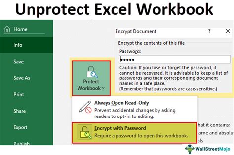 excel unprotect excel file