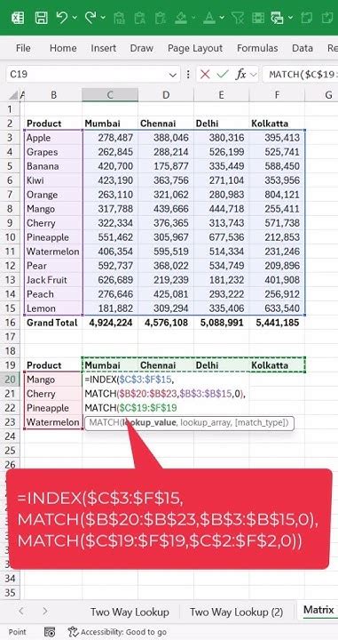 excel use index and match instead of vlookup