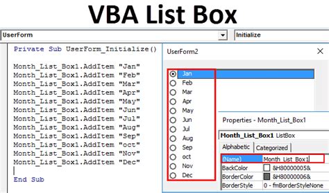 excel vba add items to listbox