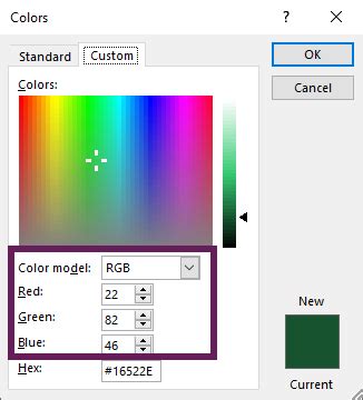 excel vba convert hsl to rgb