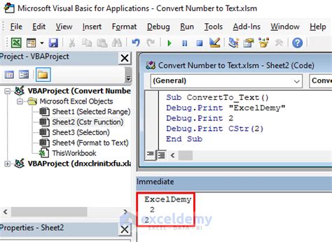 excel vba convert number to text string