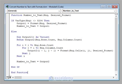 excel vba convert to text format