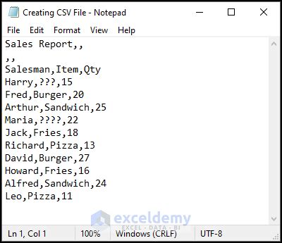 excel vba create csv file from range