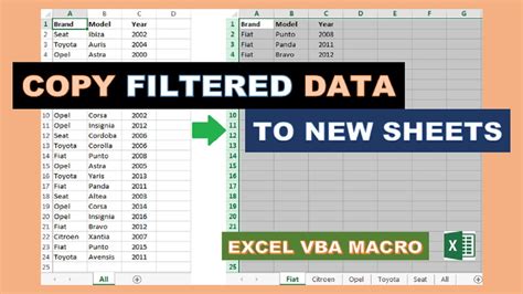excel vba filter data and copy to another sheet