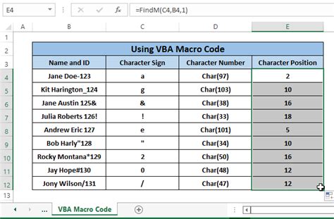 excel vba find last specific character in string