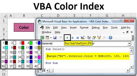 excel vba get cell color index