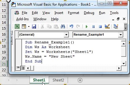 excel vba get sheet name as variable