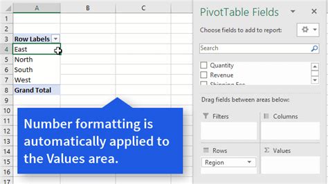 excel vba pivot table number format