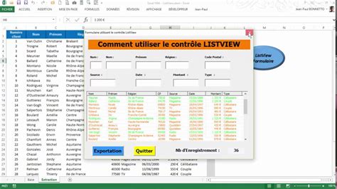 excel vba userform listview example
