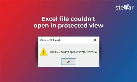 excel won't open file in protected view