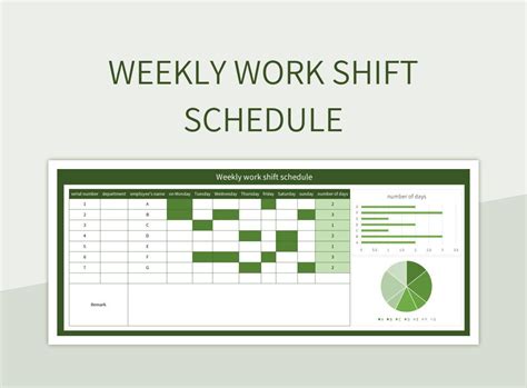 excel work shift schedule