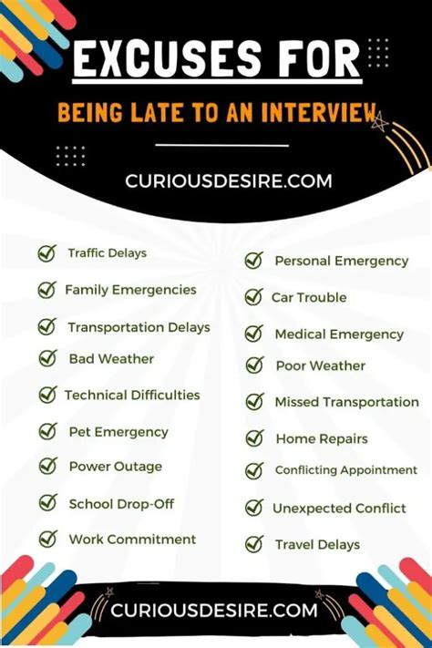 excuses to cancel an interview