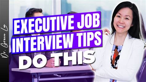 executive job interview tips