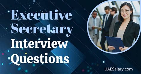 executive secretary interview questions and answers pdf