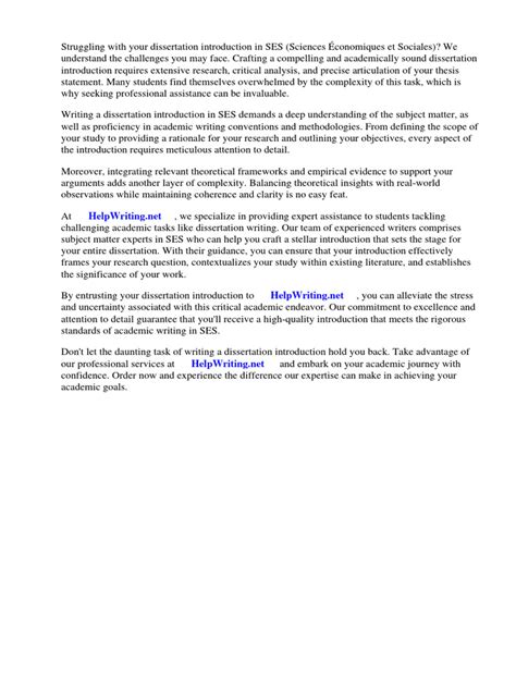 exemple d'introduction dissertation.ses