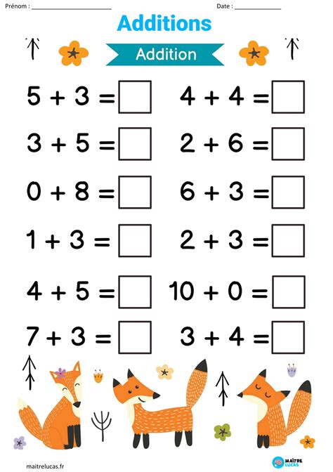 exercice addition cp pdf