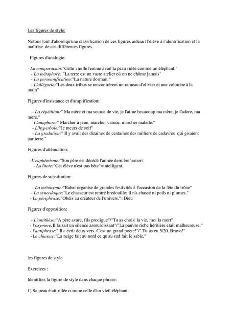 exercice de style expression