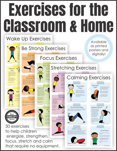 exercise examples for students in school